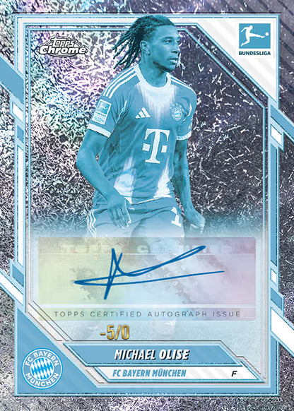 Topps Chrome Bundesliga Soccer Cards Hobby Box 2025-26