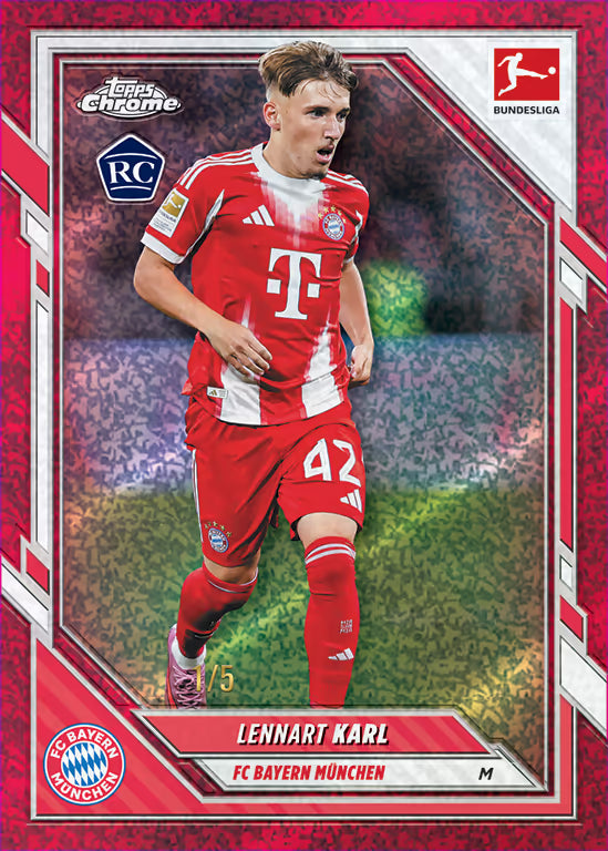Topps Chrome Bundesliga Soccer Cards Hobby Box 2025-26