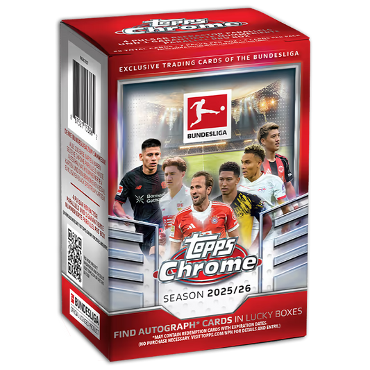 Topps 2025-26 Bundesliga Chrome Value Blaster Box
