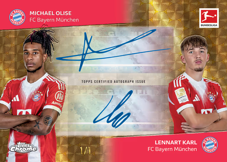 Topps Chrome Bundesliga Soccer Cards Hobby Box 2025-26