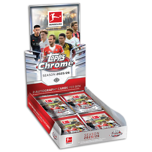 Topps Chrome Bundesliga Soccer Cards Hobby Box 2025-26