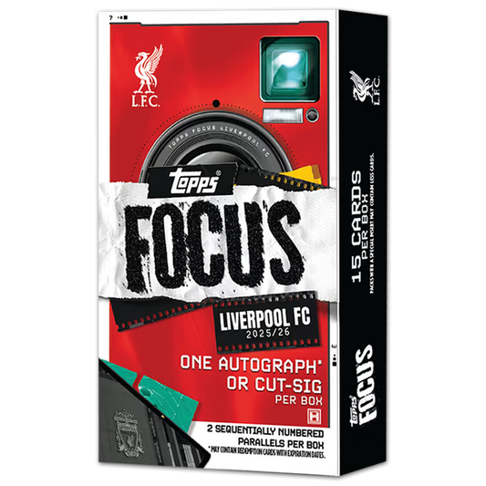 (LIVE BREAK) 2025/26 Topps Focus Liverpool FC Hobby Box