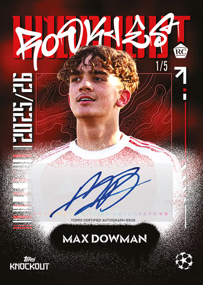 2025-26 Topps UEFA Club Competitions Knockout