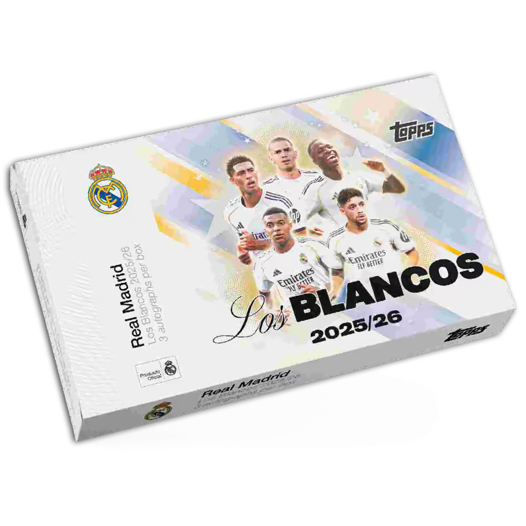 RANDOM PACKS SPOT Topps 2025-26 Real Madrid Los Blancos Hobby Box