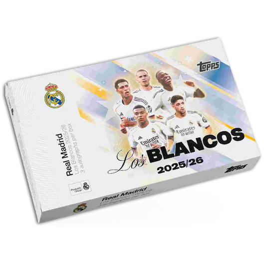 #2 RANDOM PACKS SPOT Topps 2025-26 Real Madrid Los Blancos Hobby Box