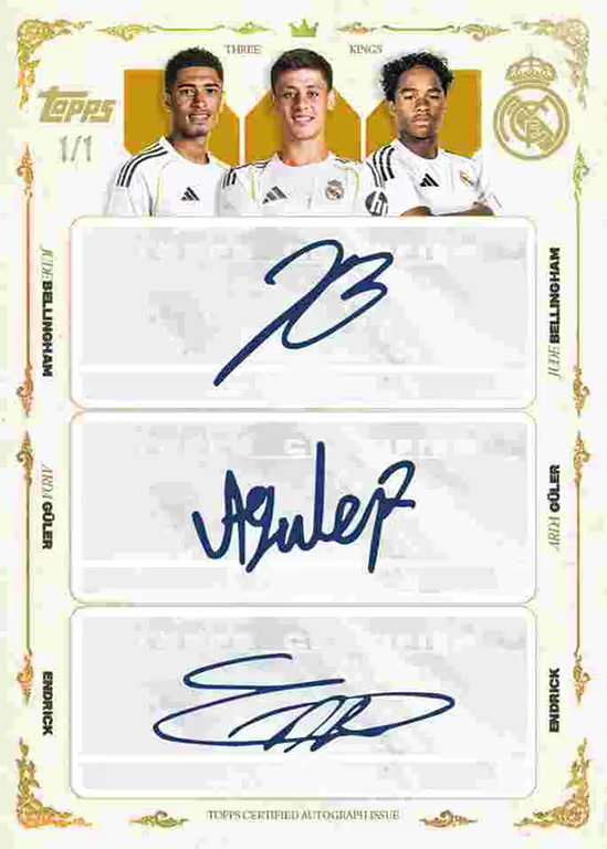 #2 RANDOM PACKS SPOT Topps 2025-26 Real Madrid Los Blancos Hobby Box