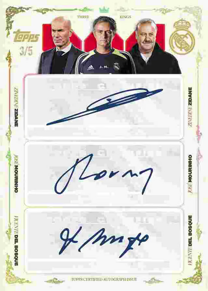 RANDOM PACKS SPOT Topps 2025-26 Real Madrid Los Blancos Hobby Box