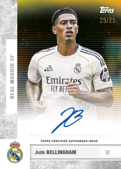 Topps Real Madrid C.F. Team Set Soccer Cards 2025-26