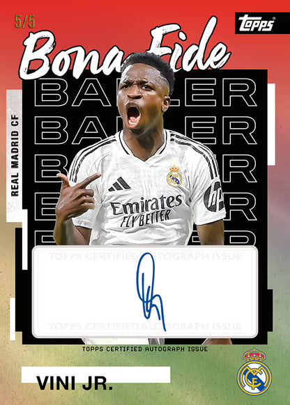 Topps Real Madrid C.F. Team Set Soccer Cards 2025-26