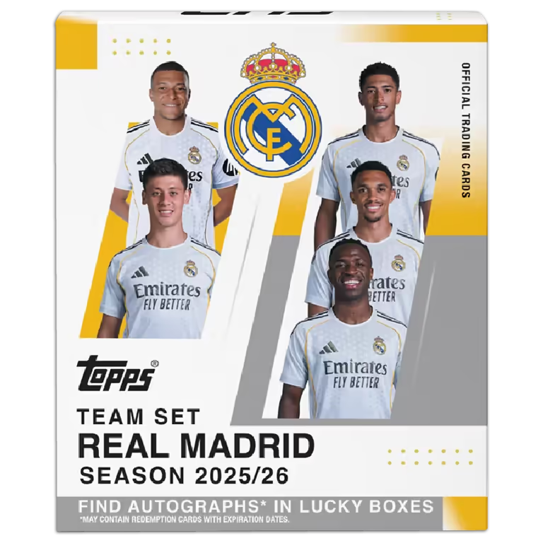Topps Real Madrid C.F. Team Set Soccer Cards 2025-26