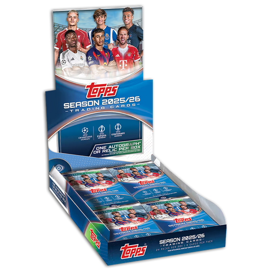Topps Flagship UEFA Club Competitions Soccer Hobby Box 2025-26