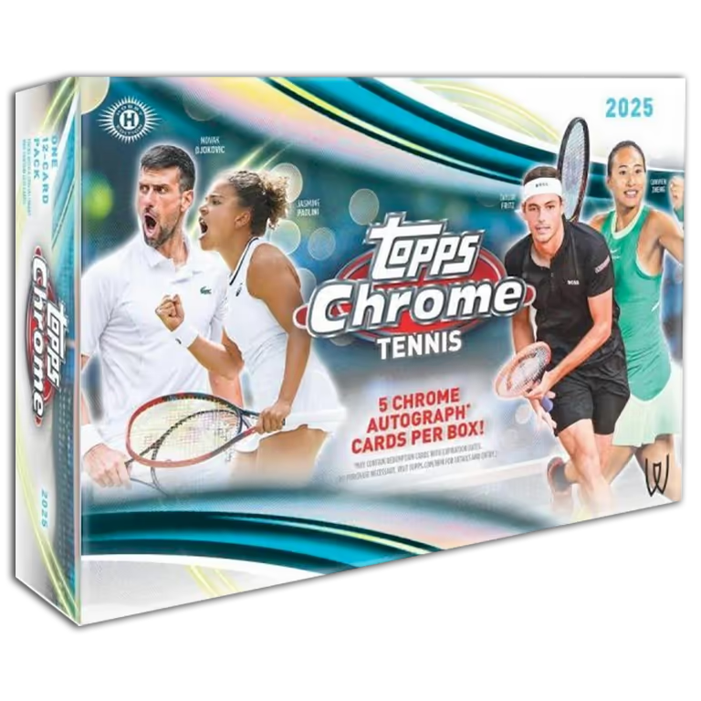Topps 2025 Tennis Chrome Breaker Delight Box