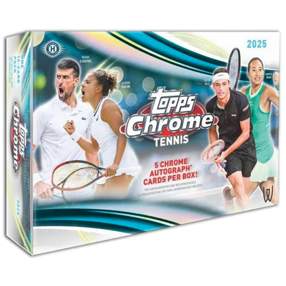 Topps 2025 Tennis Chrome Breaker Delight Box