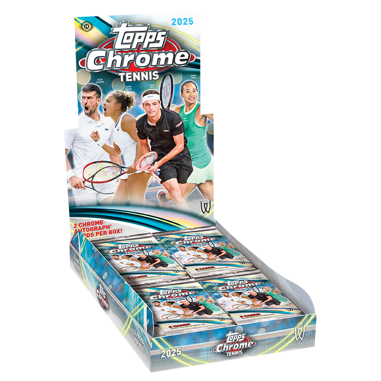 Topps 2025 Tennis Chrome Hobby Box