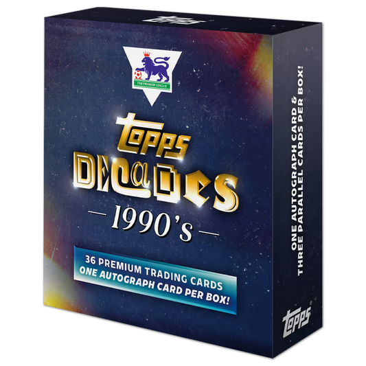 (Live Break) 2025 Topps Decades 1990's Premier League  Hobby Box