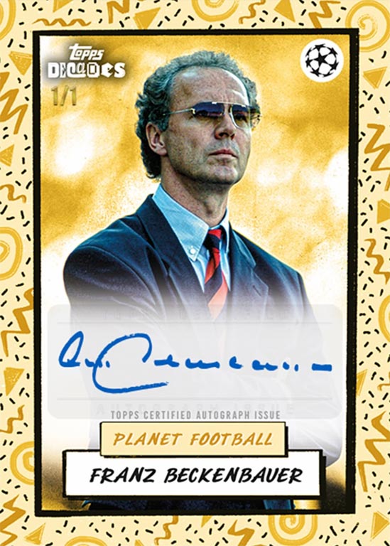 Topps Decades 1990’s Edition UEFA Club Competitions 2025