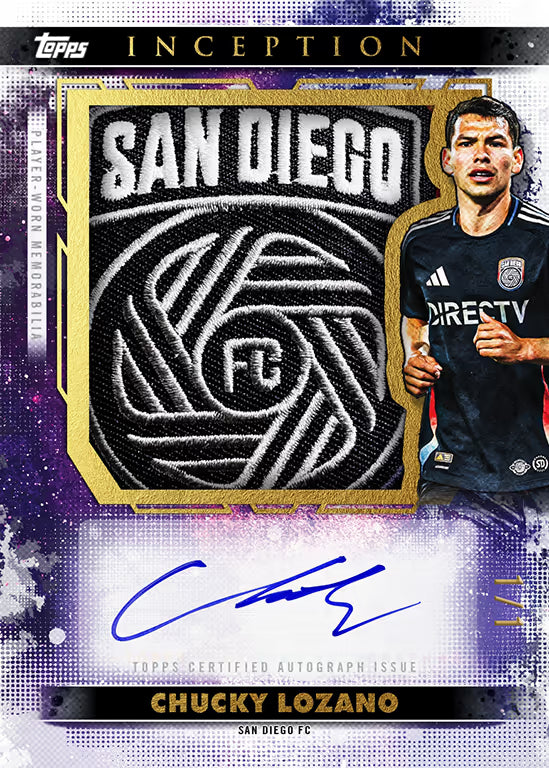 Topps 2025 Inception Major League Soccer Cards