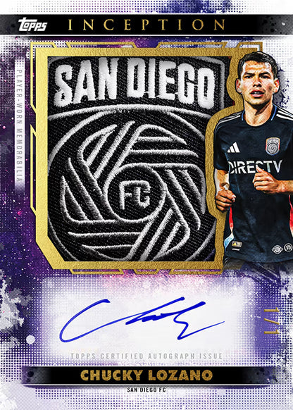 Topps 2025 Inception Major League Soccer Cards