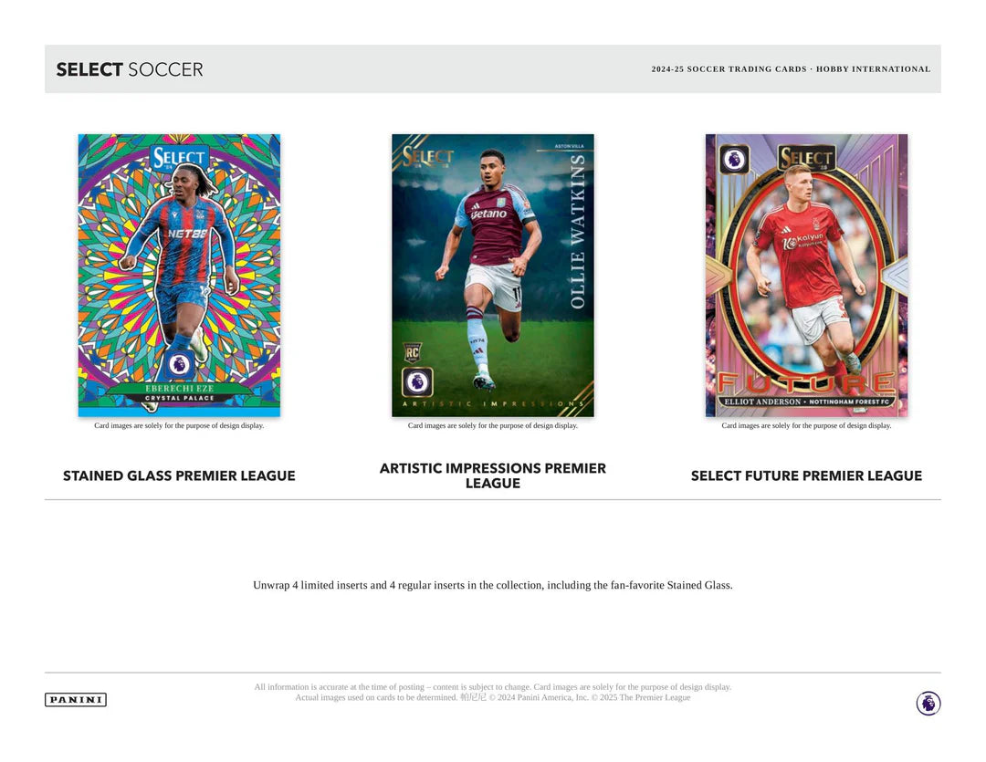 Panini Select Premier League EPL Soccer International Hobby 2024/25