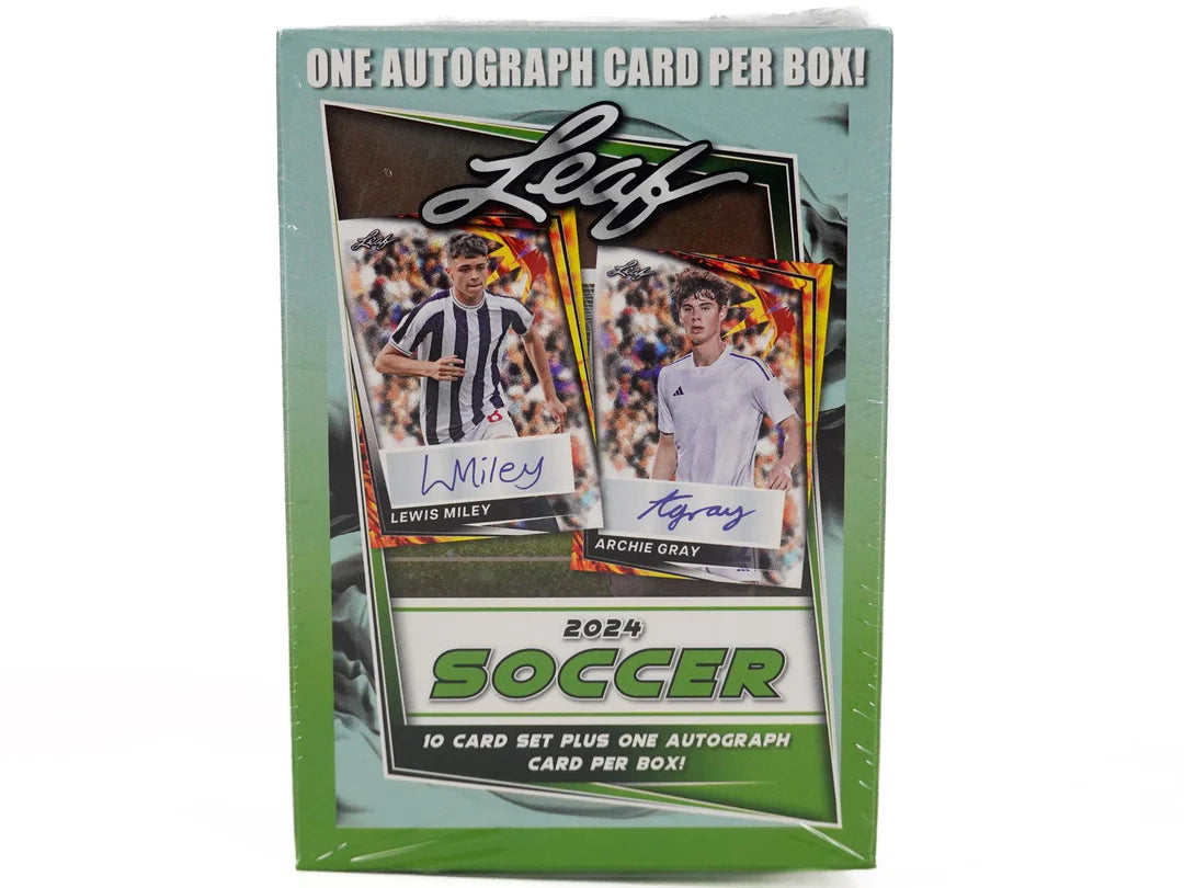 2024 Leaf Soccer Blaster (JEDE BOX 1 AUTOGRAMM GARANTIERT)