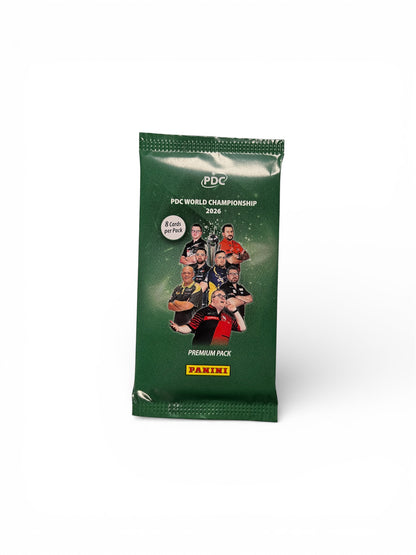 1x Einzelpack Panini PDC World Championship of Darts 2026 Premium Box