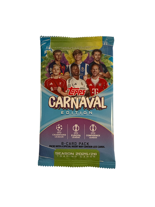2025/26 Topps Carnaval Edition UEFA Club Competitions – Einzelpack
