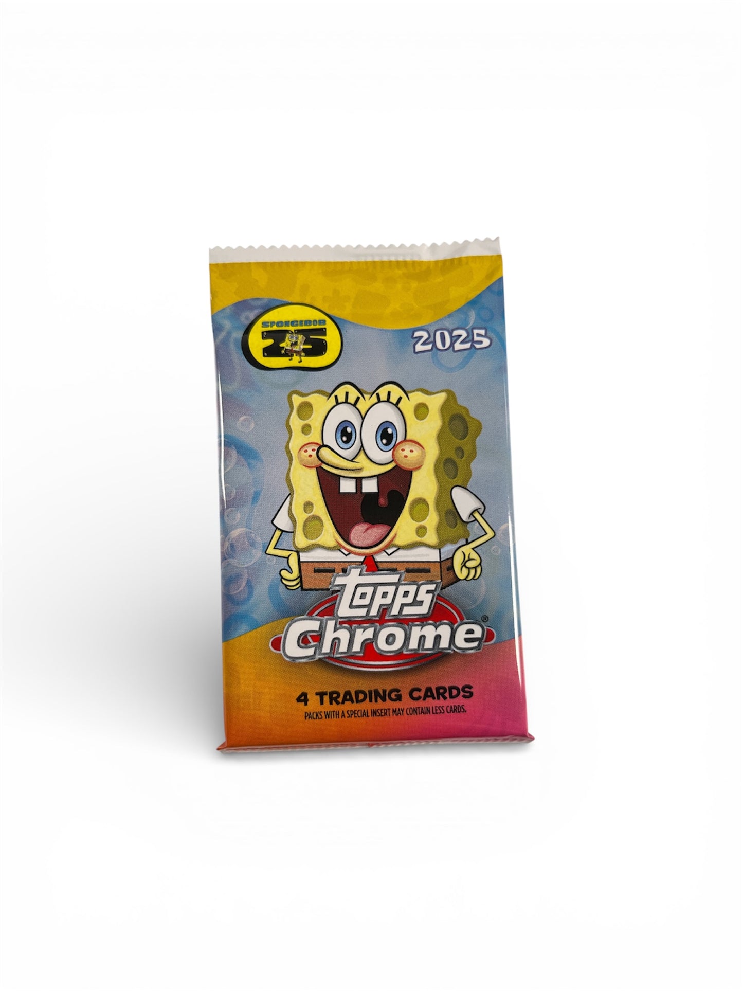 1x Einzelpack Topps Spongebob 25 Box Display Chrome 2025 Value