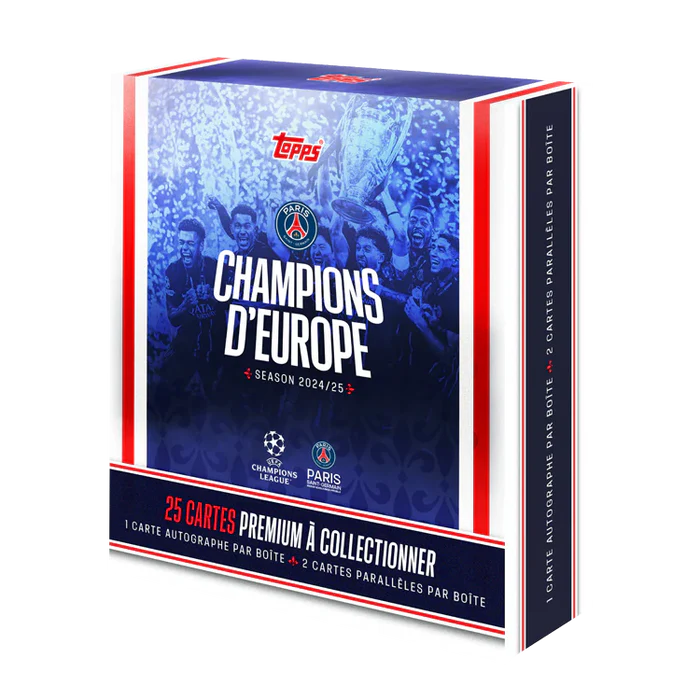 Topps 2025 PSG Champions d'Europe Hobby Box