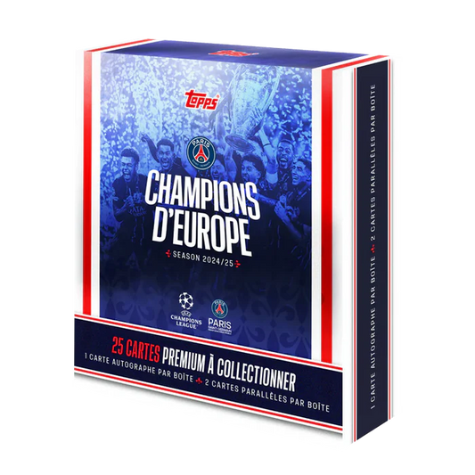 Topps 2025 PSG Champions d'Europe Hobby Box