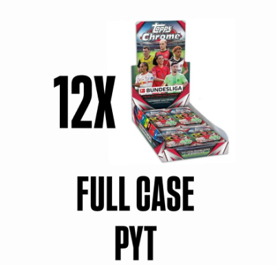 PYT Pick your Team #1 | Topps 2024-25 Bundesliga Chrome | 1x Full Case (Box Break)