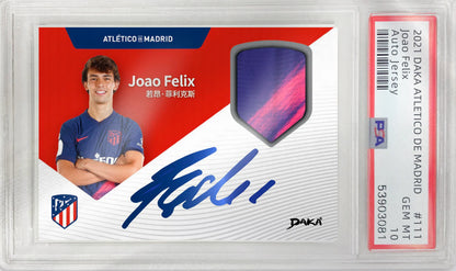 Daka Atletico Madrid Team Set 2021/22 – Premium Box mit PSA-Slab Karte