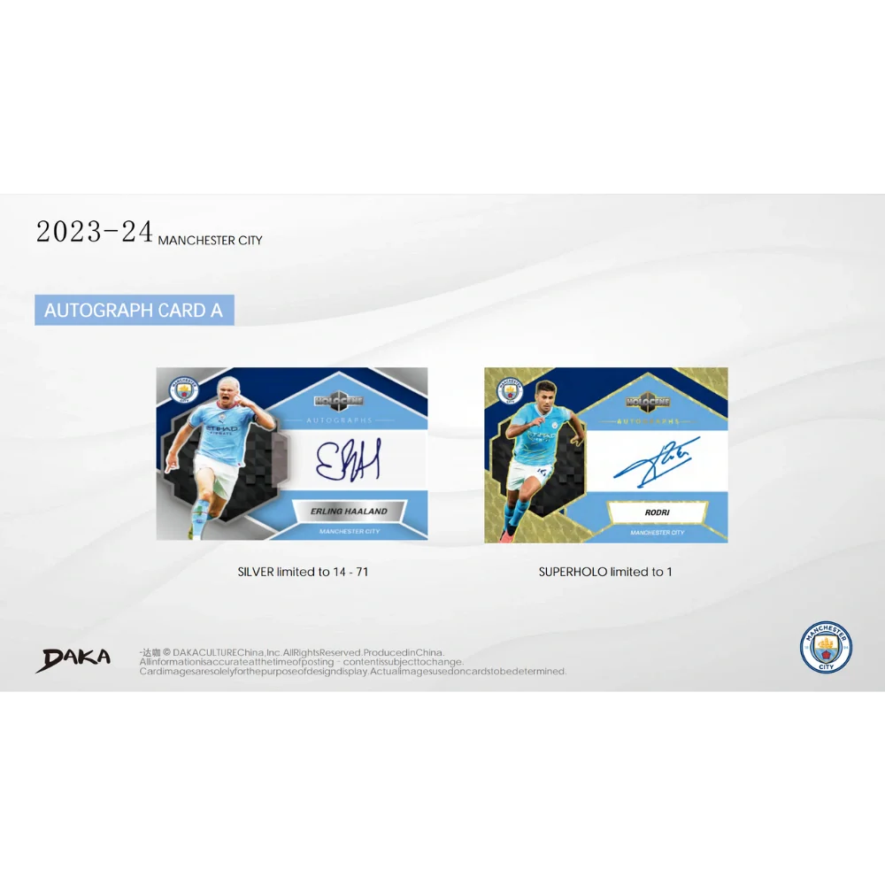 Daka 2023-24 Manchester City Holocene - Hobby Box