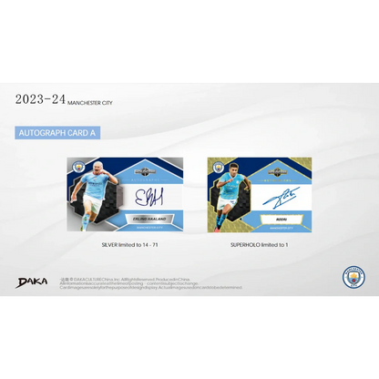 Daka 2023-24 Manchester City Holocene - Hobby Box