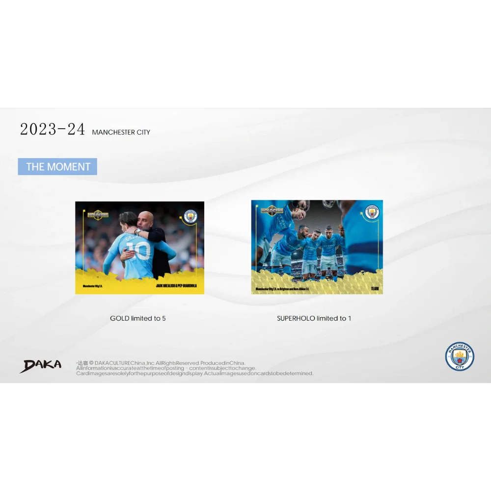 Daka 2023-24 Manchester City Holocene - Hobby Box