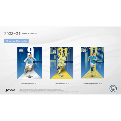 Daka 2023-24 Manchester City Holocene - Hobby Box