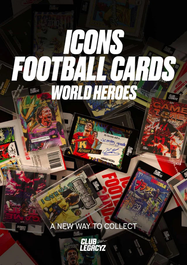 Club Legacyz - Icons 4th Edition World Heroes Football Cards Display