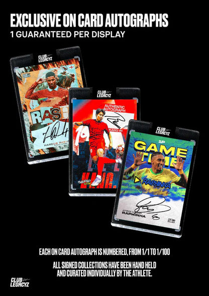 Club Legacyz - Icons 4th Edition World Heroes Football Cards Display