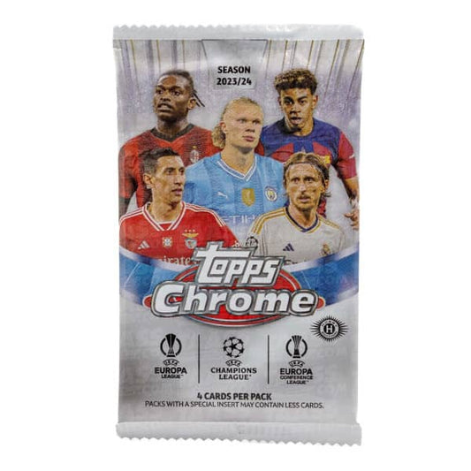 1x Pack 2023/24 Topps Chrome UEFA Club Competitions