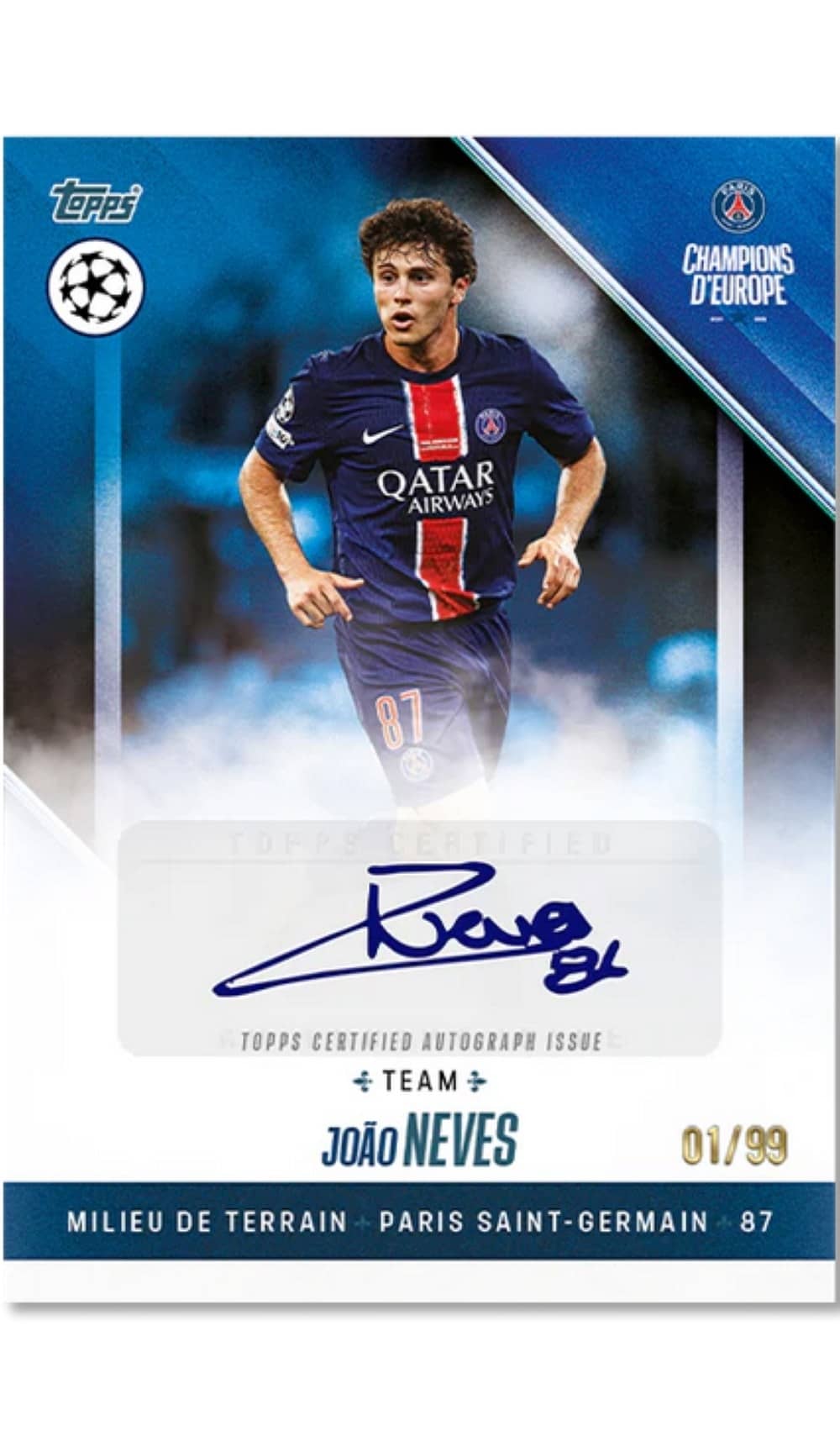 Topps 2025 PSG Champions d'Europe Hobby Box