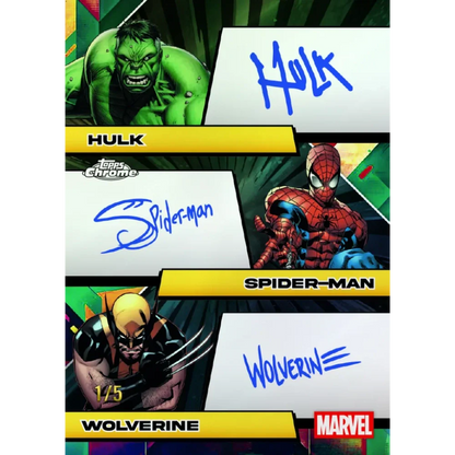 2025 Topps Marvel Comics Chrome Hobby Box