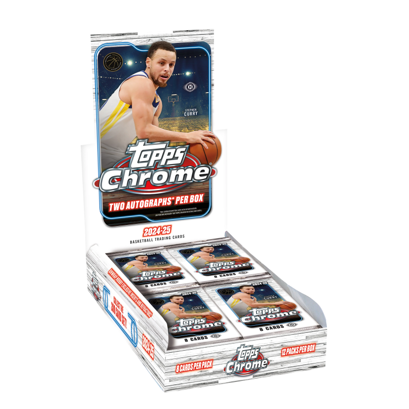 2024-25 Topps Chrome Basketball NBA Hobby Box